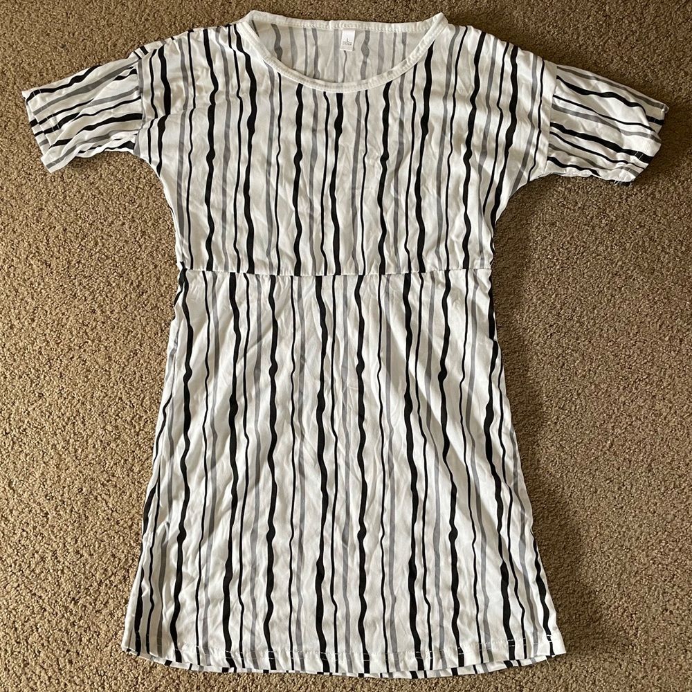 Size large striped dress